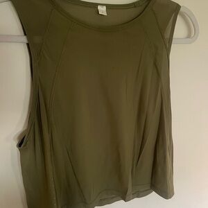 Lululemon Athletica Khaki Tank Top